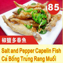 Salt And Pepper Capelin Fish
